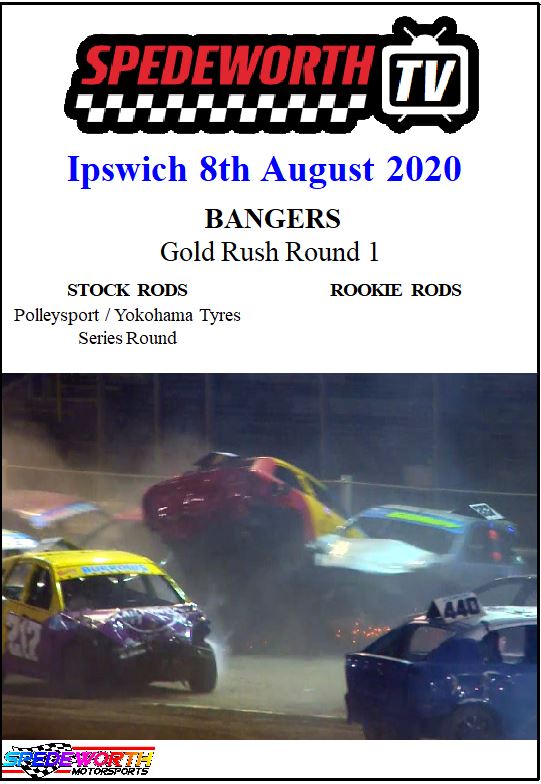Ipswich 8th August 2020 Bangers Gold Rush